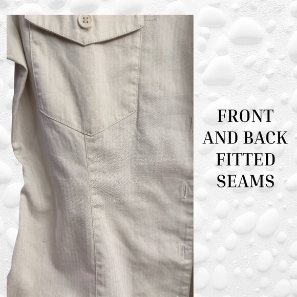 RARE VINTAGE HARAJUKU LOVERS Military Style Shirt - SIZE: M - Picture 9 of 12